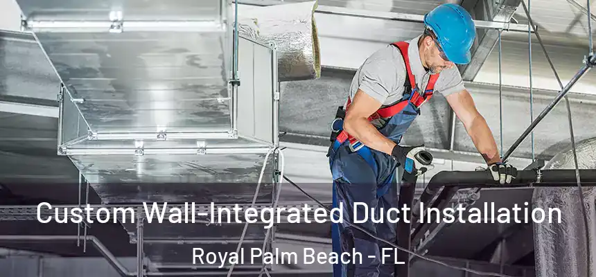 Custom Wall-Integrated Duct Installation Royal Palm Beach - FL
